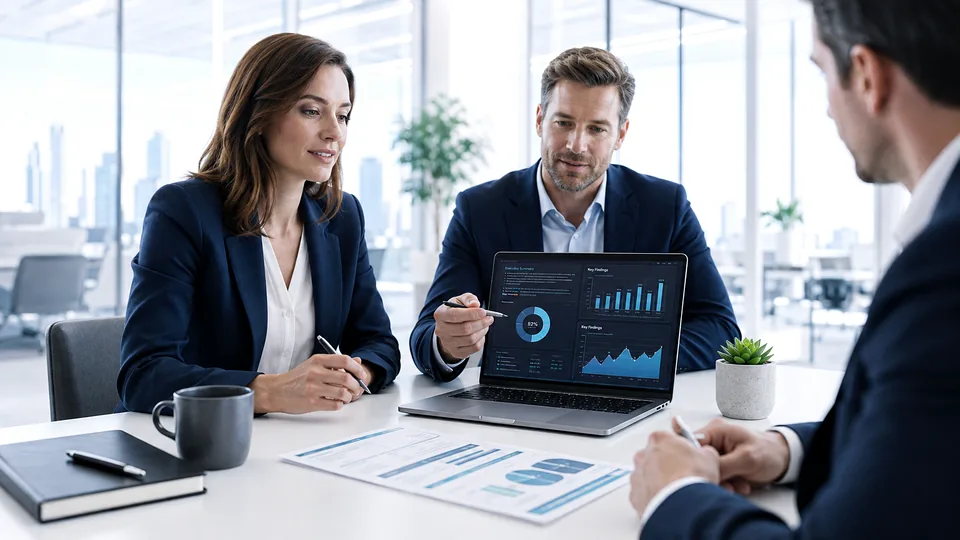 Executive Summary mit Diagrammen